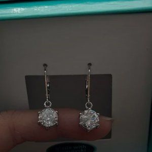 Dangle earrings Made with Swarovski crystal drop gift boxed